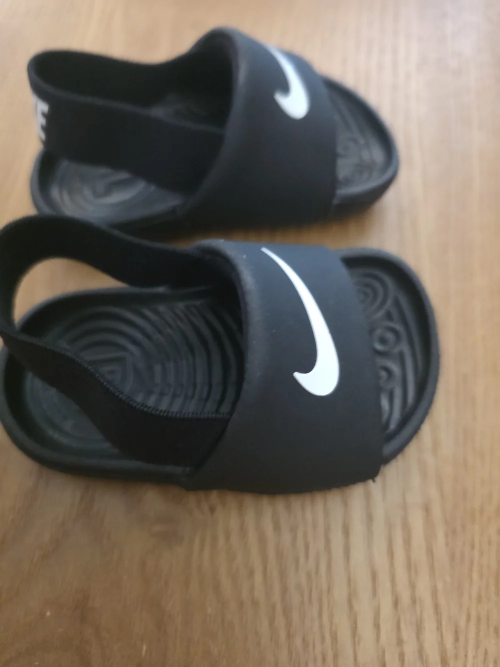 Nike Kawa Toddler Slide Sandals - Black/White - Size 3C (Brand New Without Box)